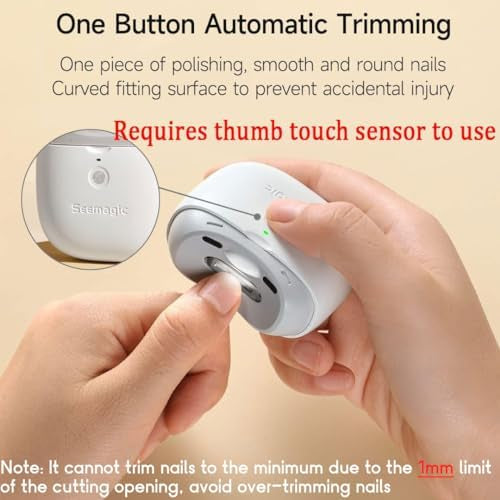Electric Nail Clipper – Automatic Electric Nail Clipper Trimmer For Elderly And Children Anti-splash Home Use Nail Scissors